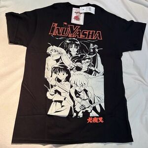 INUYASHA MANGA TEES SHIRT SIZE MEDIUM COLOR BLACK
